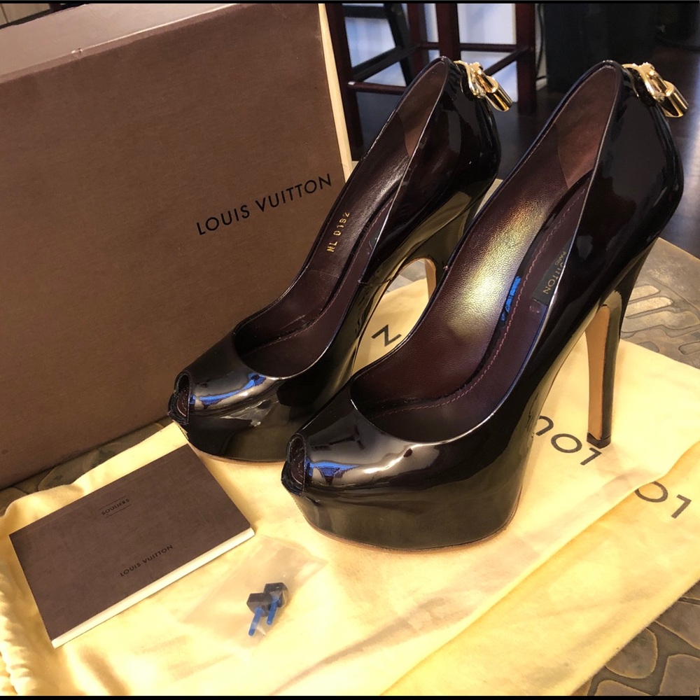 Louis Vuitton “Oh really” open-toe pumps